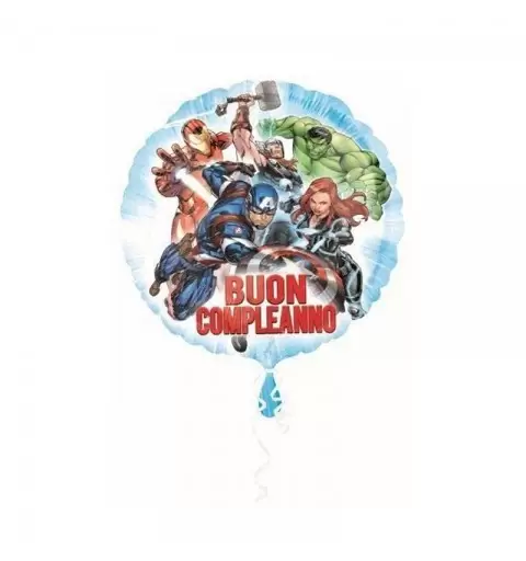 Palloncino foil 43 cm Avengers  Buon Compleanno
