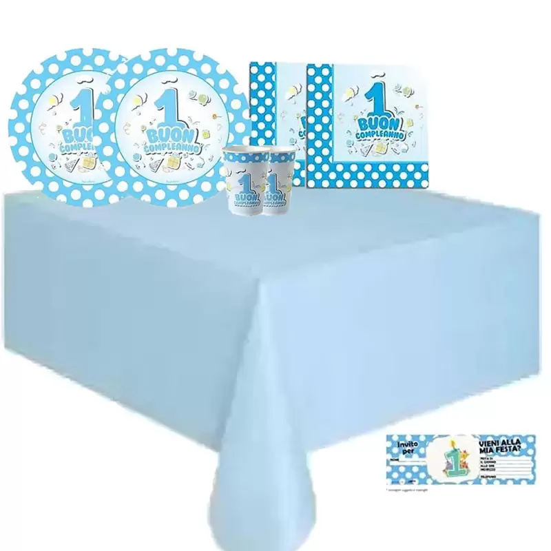 KIT N 9 - COORDINATO POIS CELSTE - PRIMO COMPLEANNO