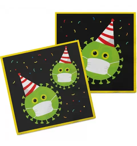 tovaglioli Virus Free Party 12 pz 44625