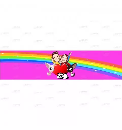 FASCETTA ADESIVA LUÌ E SOFÌ