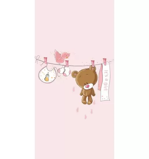 FASCETTA ADESIVA IT'S A GIRL - 1 PZ