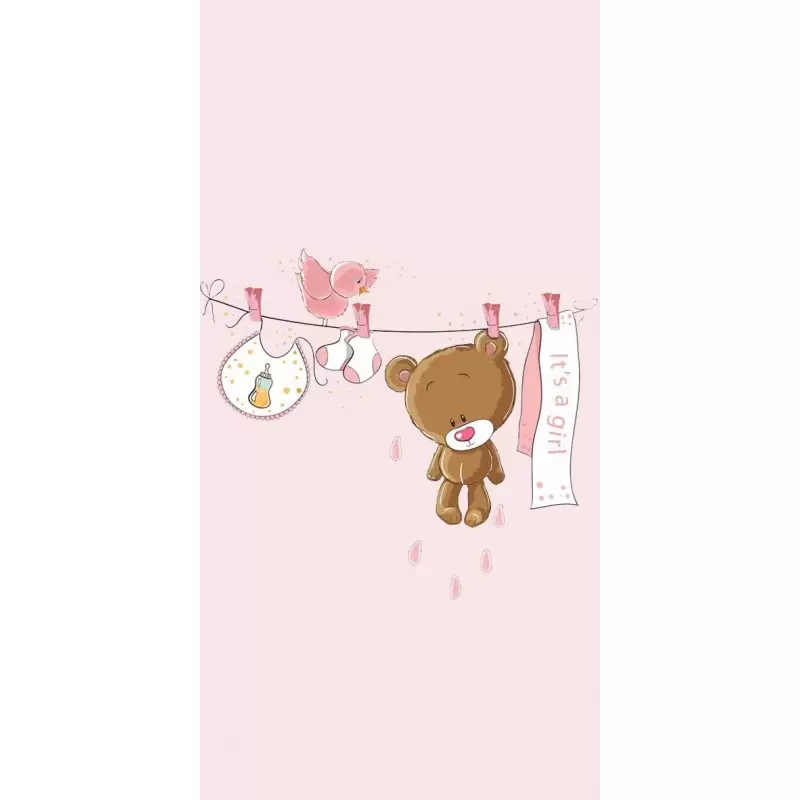 BISCOTTI DI CORTESIA IT'S A GIRL BABY SHOWER BOMBONIERE - 50 PZ