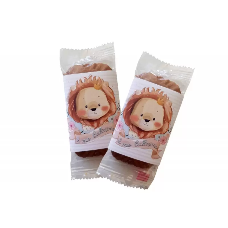 BISCOTTI DI CORTESIA BATTESIMO LEONCINO - 50 PZ
