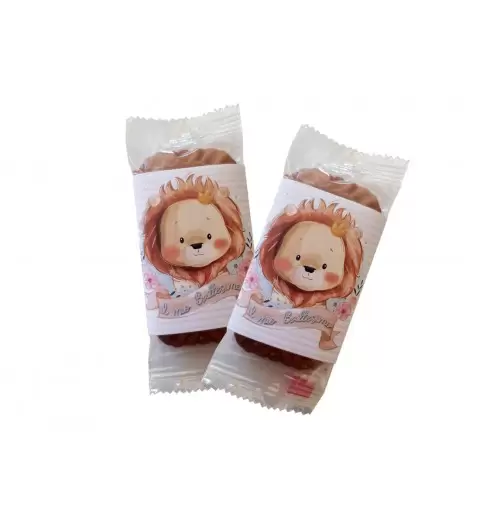 BISCOTTI DI CORTESIA BATTESIMO LEONCINO - 50 PZ