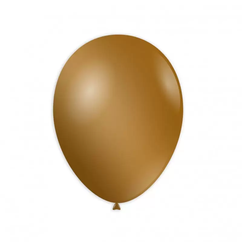 Palloncini metallizzati 9 25 cm oro GM90 / 66 100 pz.