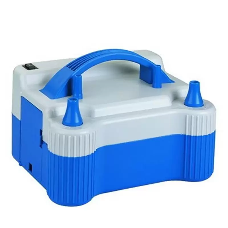 Compressore elettrico palloncini 2 boccagli HT-508 indipendenti 22 x 15 x 18 cm Pressione : 18.000-22.000 PaPotenza: 50 Hz 680 W