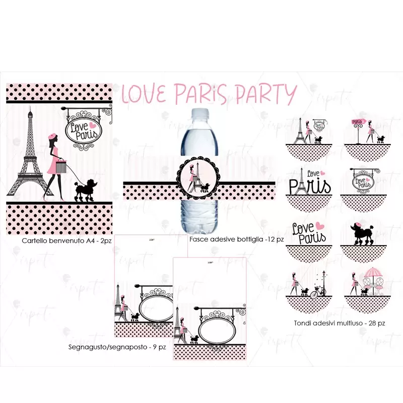 FESTA DI CARTA LOVE PARIS PARTY
