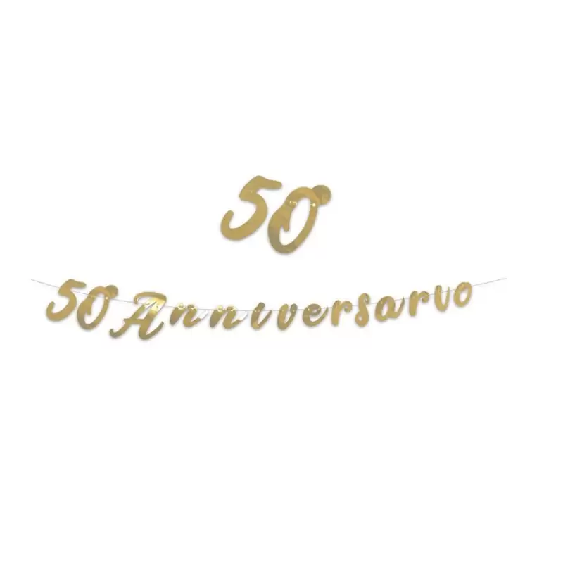 Festone 50° Anniversario 300 x 15 cm 74529