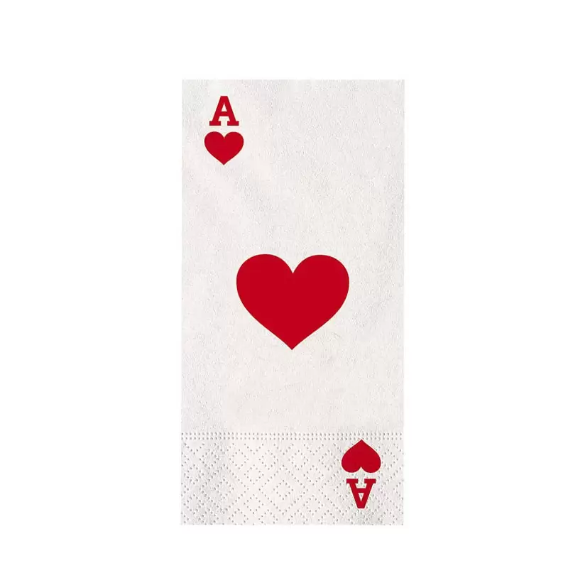 16 tovaglioli 40 x 33 cm Big Poker 60868