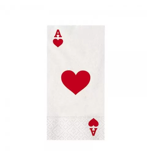 16 tovaglioli 40 x 33 cm Big Poker 60868