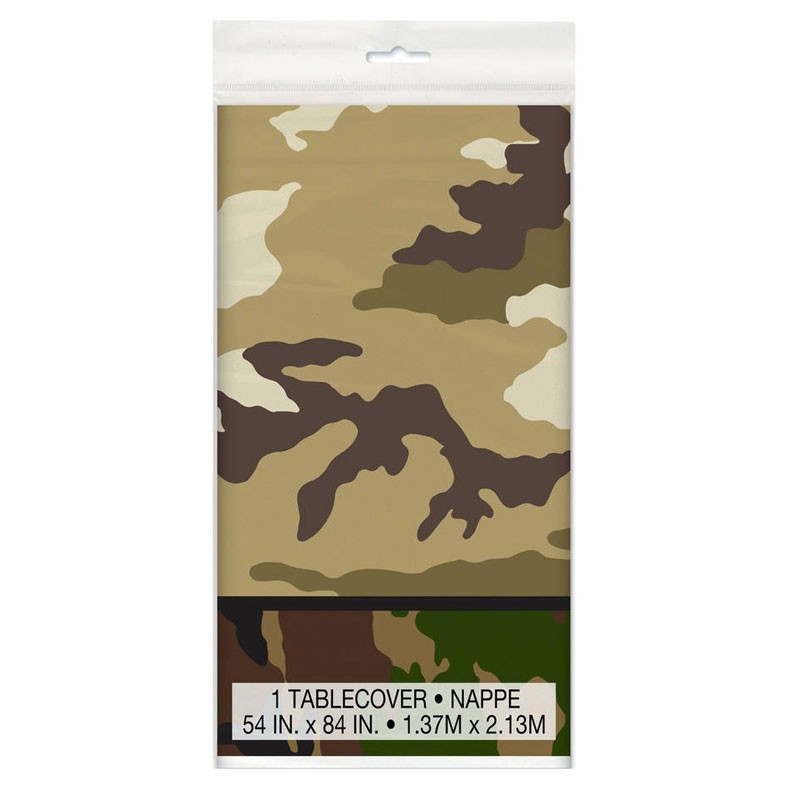 Tovaglia Militare camouflage 213 cm x 137 cm 48523