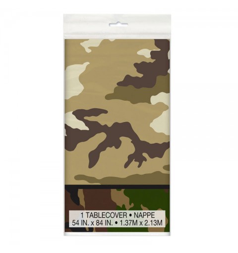 Tovaglia Militare camouflage 213 cm x 137 cm 48523
