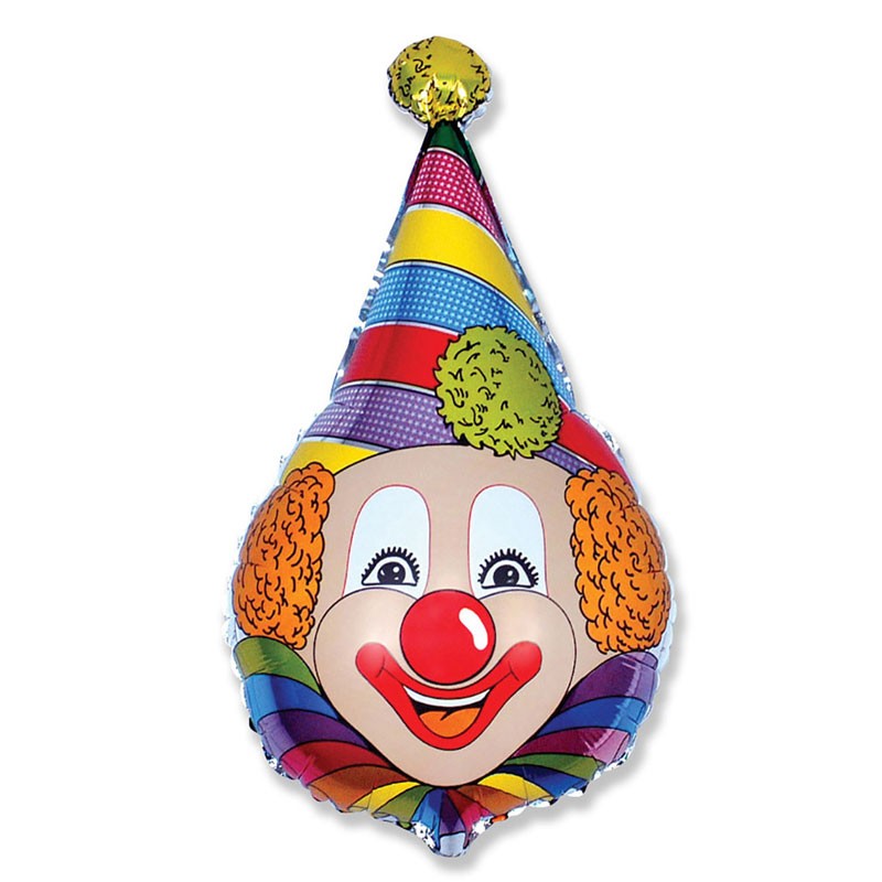palloncino supershape Clown con Cappello Sagomato 901522FX 72 cm x 45 cm