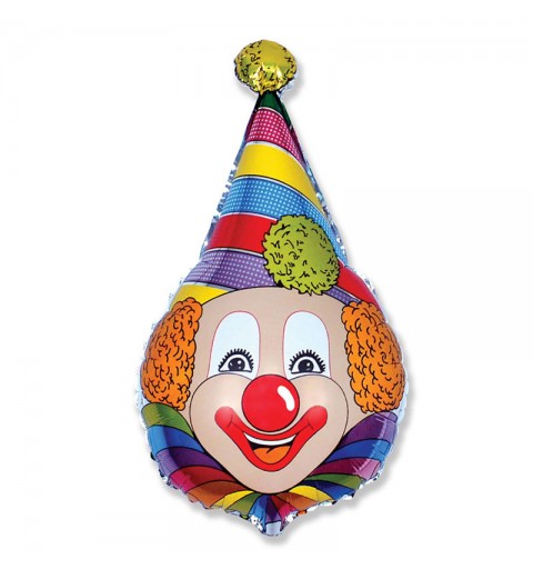 palloncino supershape Clown con Cappello Sagomato 901522FX 72 cm x 45 cm