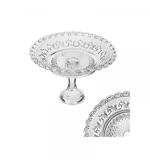 alzatina Piatto in vetro per torte 21 cm l`ile 13x21cm 106198