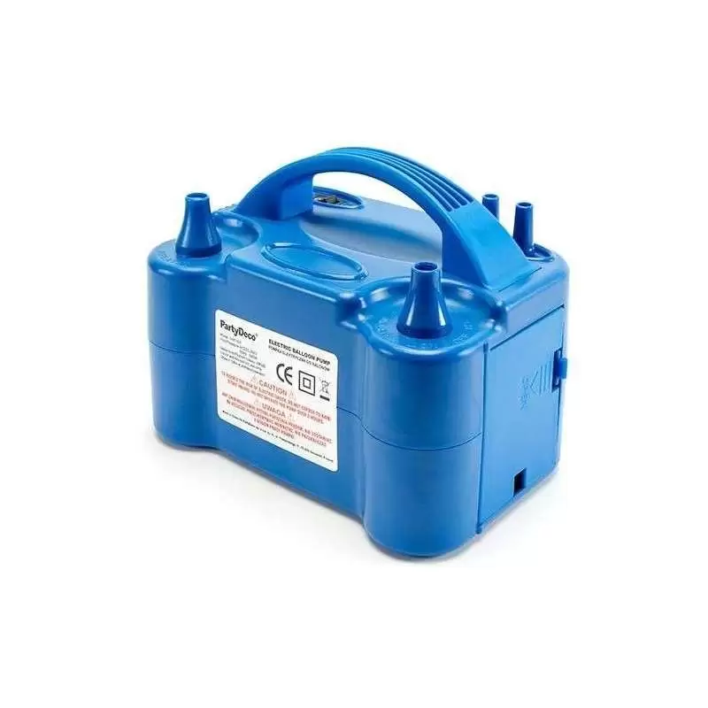 Elettropompa con due ugelli 20 x 13 x 13 cm compressore per gonfiaggio palloncini GHT-501
