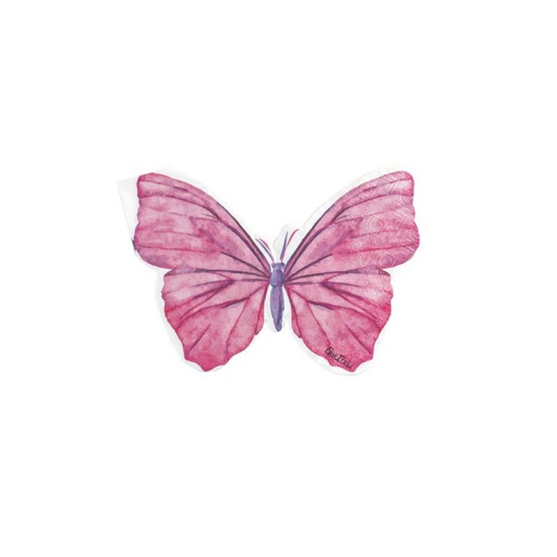 tovaglioli sagomati farfalla butterfly 33 x 33 cm 64127 16 pz.