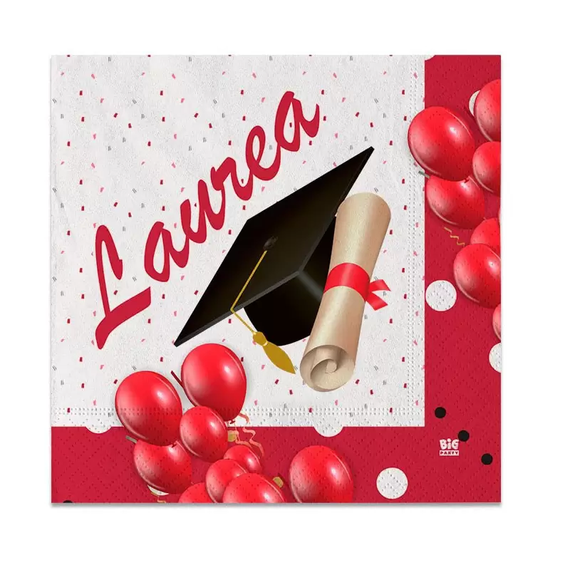 20 Tovaglioli 33 x 33 cm Laurea Prestige 74326