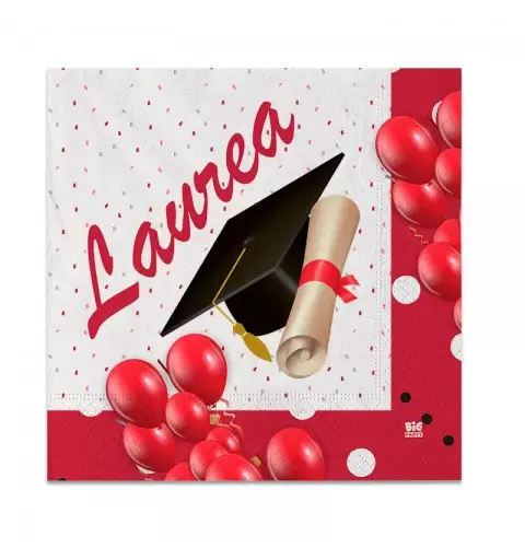 20 Tovaglioli 33 x 33 cm Laurea Prestige 74326