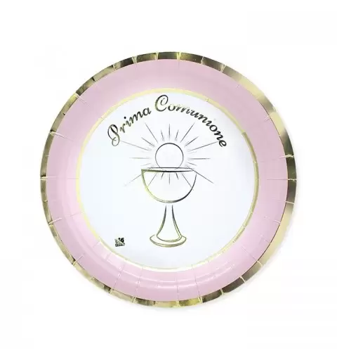 KIT N.13 COMUNIONE CHIC ROSA - SET TAVOLA