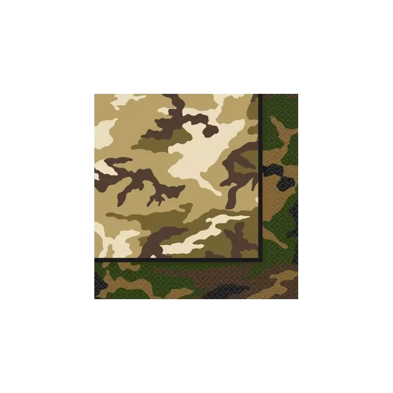 KIT N.13 TEMA MILITARE MIMETICO