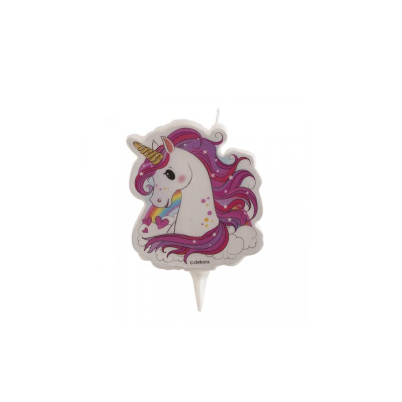 Candelina 2D unicorno 345371