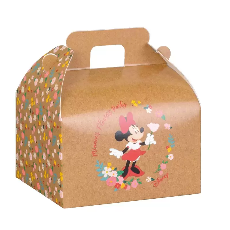 Scatolina porta dolci Minnie flowes party 68227 160 x 140 x 100 mm