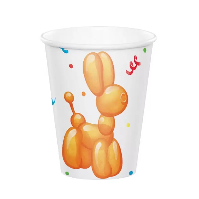Bicchieri Balloon Animals 8 pz 50538