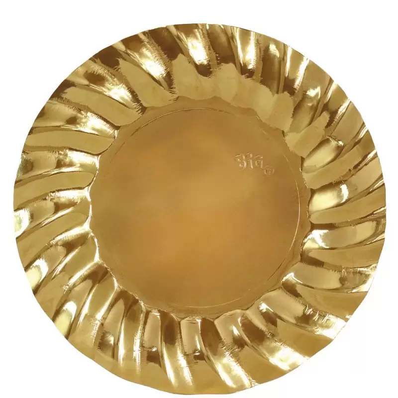 6 Piatti Ø 30 cm Wavy Gold 30402