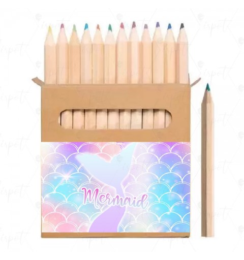 PASTELLI MERMAID SIRENA ASTUCCIO - 10 PZ