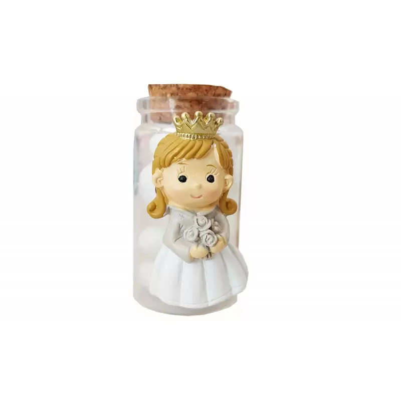 12 BOMBONIERE PICCOLE PRINCIPESSE CON PROVETTE BASSE