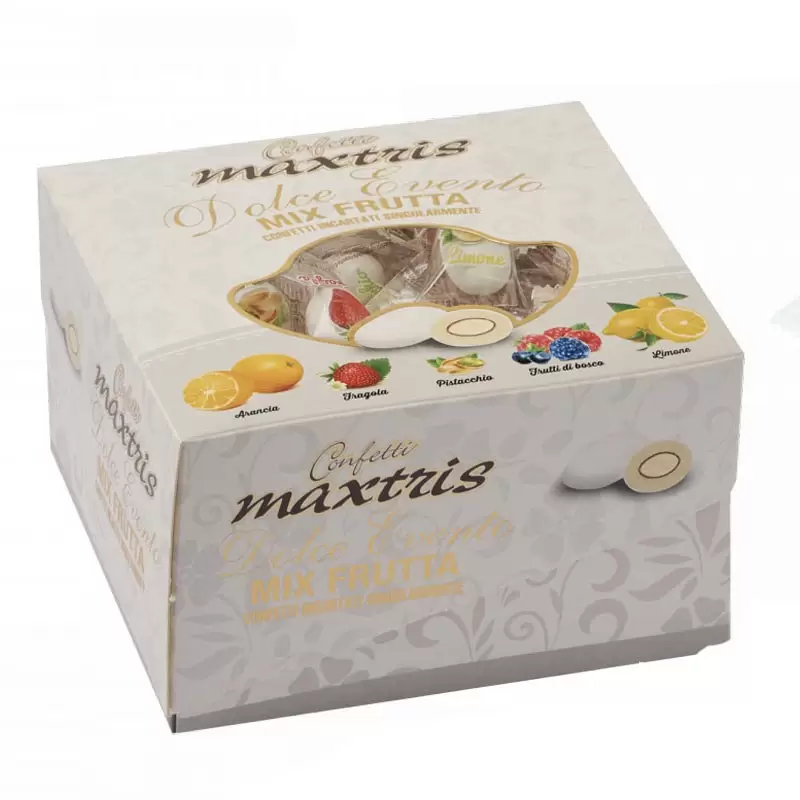 Confetti Maxtris Dolce Evento Mix frutta bianchi 500g 232158