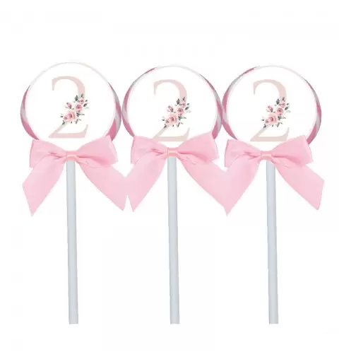LECCA LECCA SPIRALE 2 ROSA FLORAL – 12 PZ