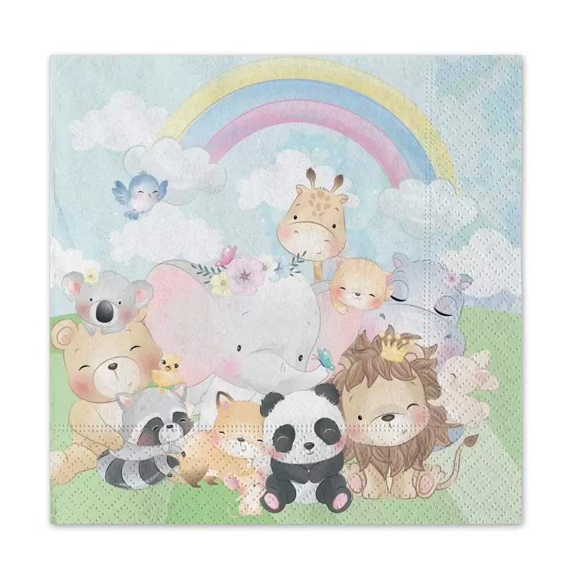 20 Tovaglioli 33 x 33 cm Puppies Jungle 74543