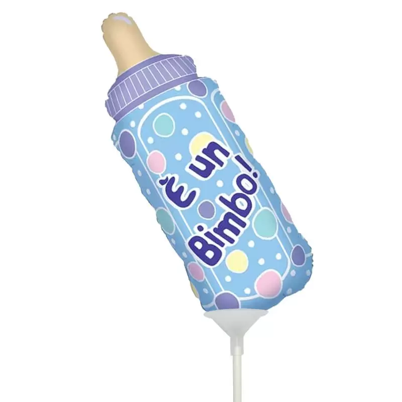 mini Palloncino Foil biberon è un bimbo MEFS02 12 pz