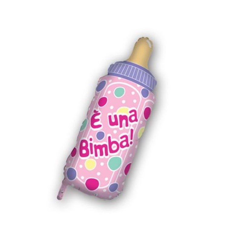 mini Palloncino Foil biberon è una bimba MEFS01 12 pz