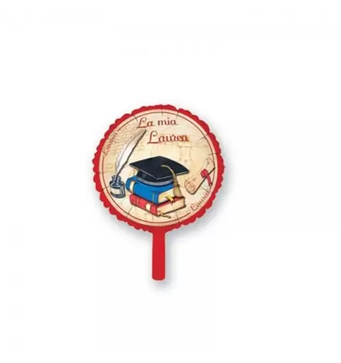 Palloncino foil mini shape la mia laurea MES17 23 cm 9 \' 12 pz