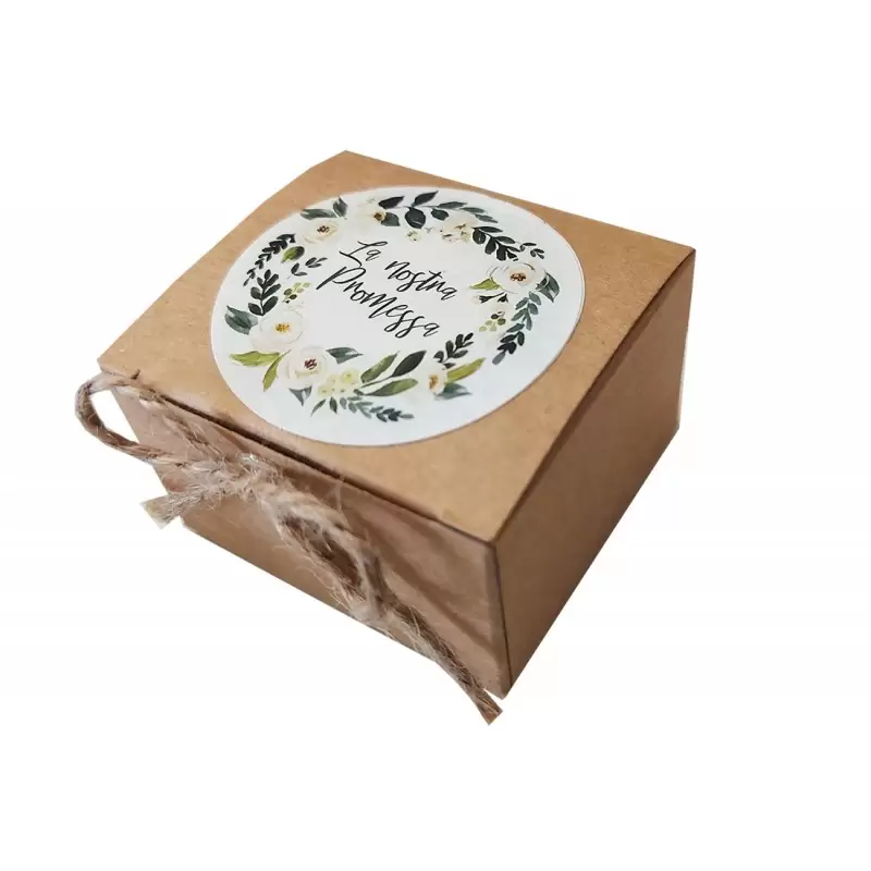 20 SCATOLINE PROMESSA DI MATRIMONIO FLOREAL