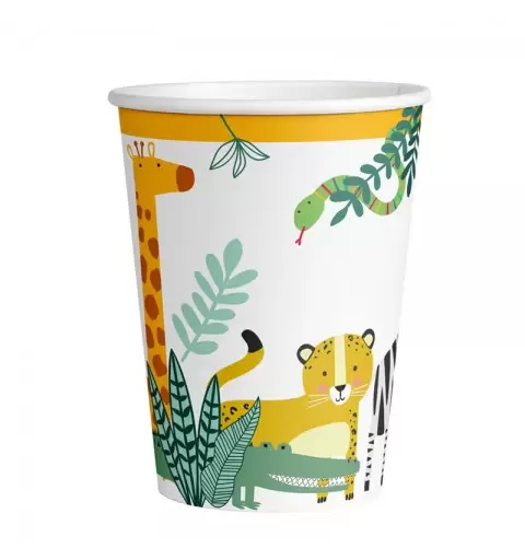 Bicchieri get wild 250 ml 8 pz.