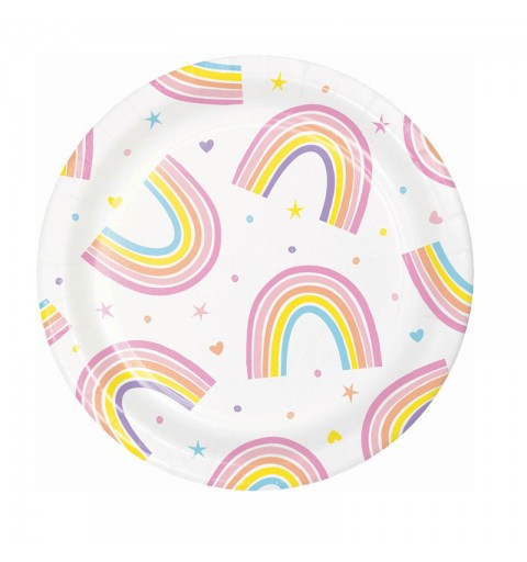 Piatti dessert Happy Rainbow 352004 18 cm