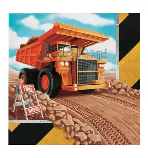 tovaglioli big dig construction 16 pz. 339793