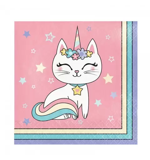 tovaglioli sassy unicorn 16 pz. 346250