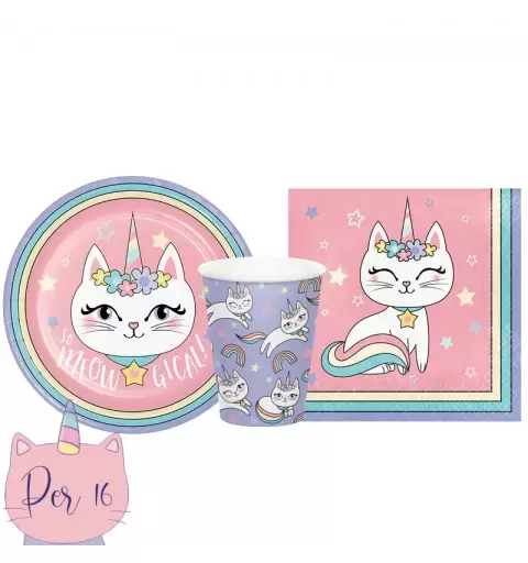 KIT N.2 CATICORN SASSY GATTINA UNICORNO