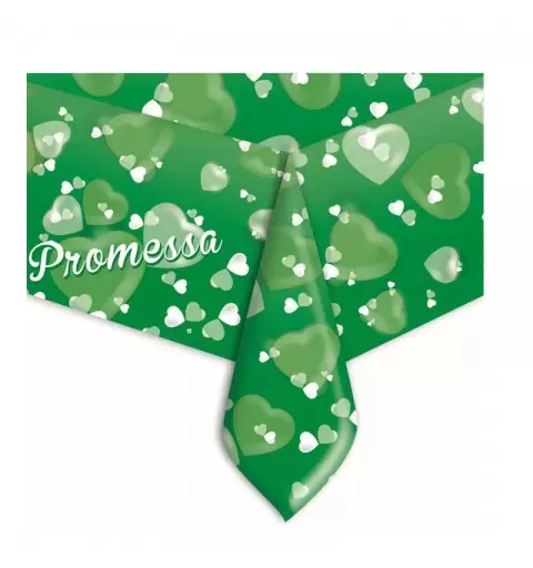 Tovaglia 140 x 270 cm Promessa cuori 62238