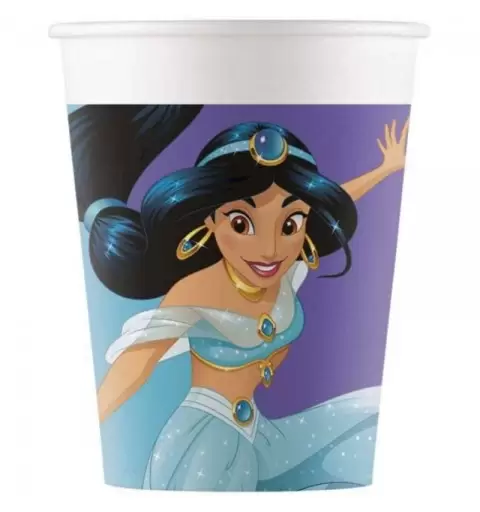 BICCHIERI PRINCIPESSE DISNEY JASMINE - 8 PZ