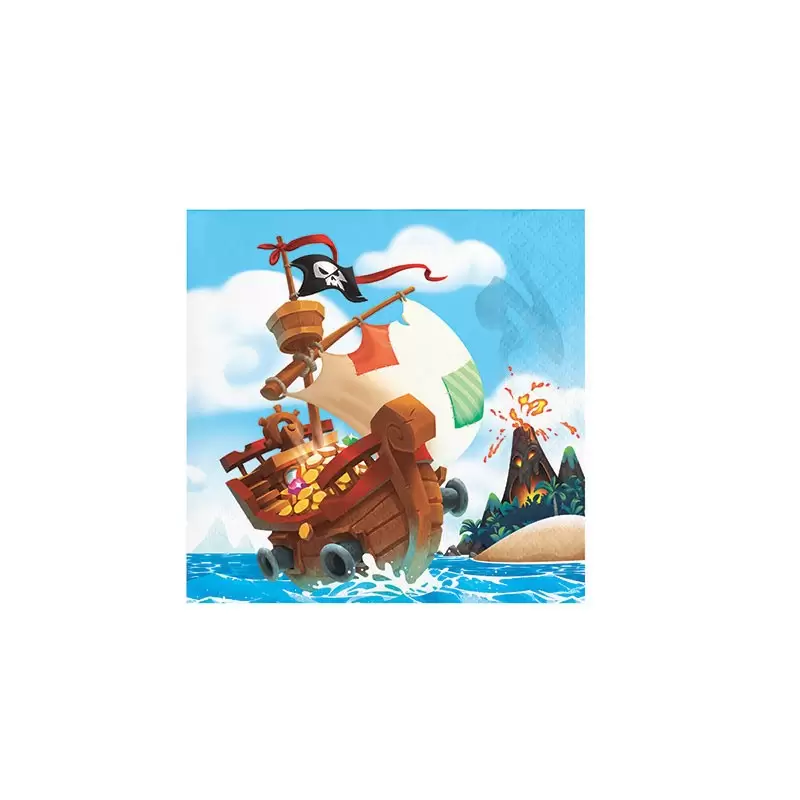 Tovaglioli Pirati 25 x 25 cm 339782