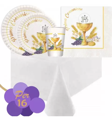 KIT N.42 SANTA COMUNIONE - SET PER FESTA
