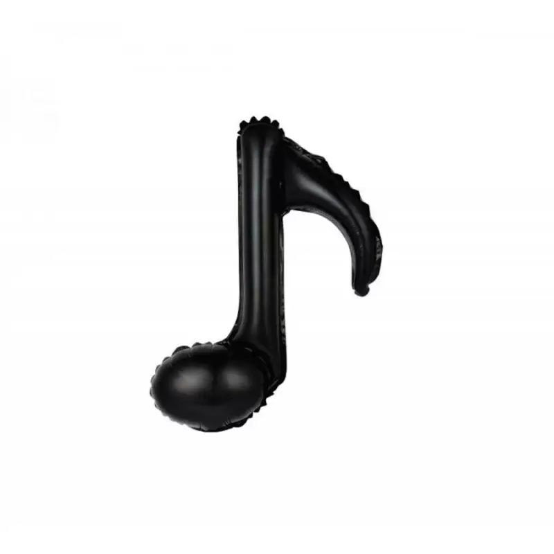 Foil nota musicale nera 986005-01 18 45 cm