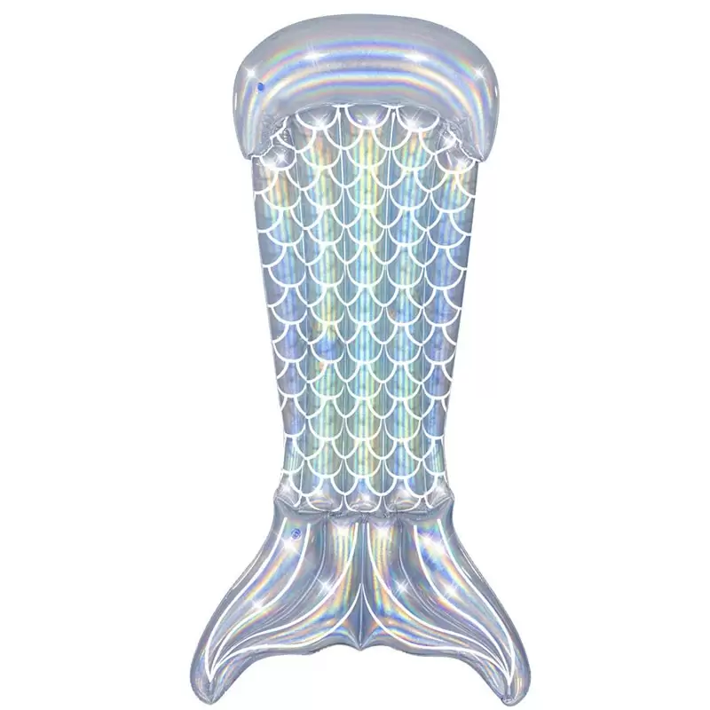 Materassino Gonfiabile coda di sirena Iridescente 177 x 89 x 20 cm 204925