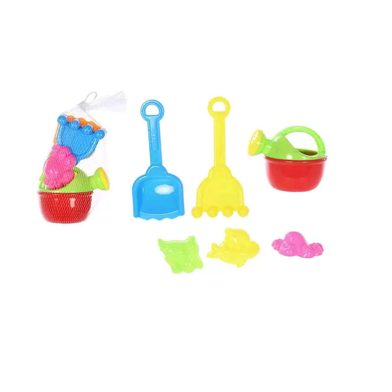 set mare secchiello + accessori 6 pz 11 x 11 cm 108576